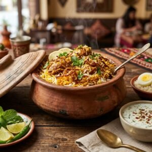 Karachi Special Beef Dum Biryani